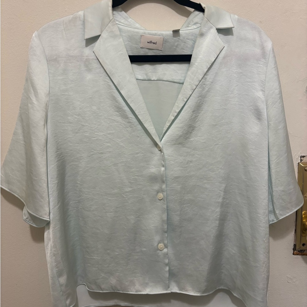 Aritzia Mint Green Women's blouse